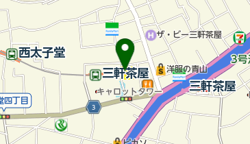 マーロウ三軒茶屋店の地図画像