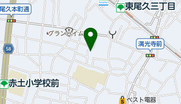 トリミングサロン・ペリートの地図画像