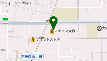 PetaPeta大森西店の地図画像