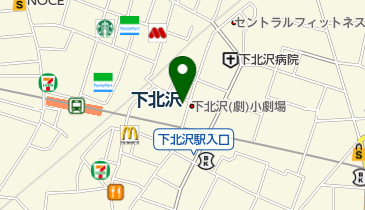 福のから下北沢店の地図画像