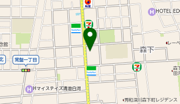 エブリデイゴルフ森下店の地図画像