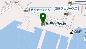 広島市役所 広島市観光案内所 広島港総合案内所の地図画像