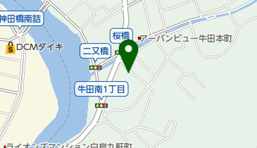 愛ヘルパーステーションの地図画像