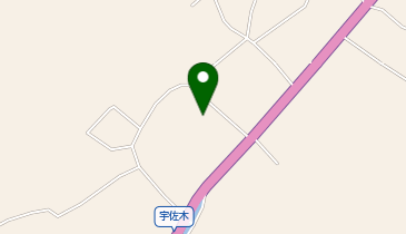 宇佐木地域交流センターの地図画像