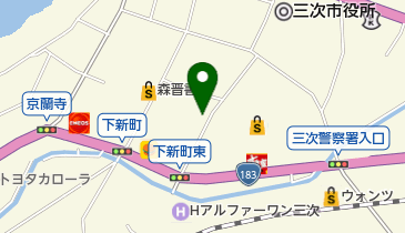 増谷建材株式会社の地図画像