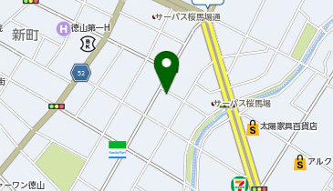 カラオケワシントンの地図画像