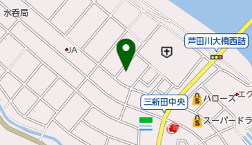 福山市 水呑交流館の地図画像