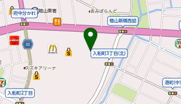 ゆめタウン福山の地図画像