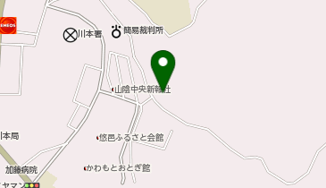 邑智地区更正保護サポートセンターの地図画像