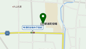 しごとプラザ琴浦の地図画像