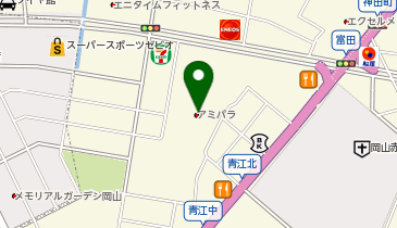 ぐりぐり家 青江店の地図画像