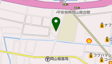 宅配クック123岡山店の地図画像