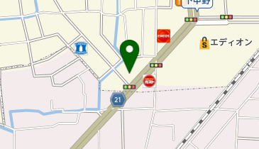 ハリジェンヌ岡山店の地図画像