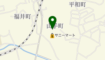 バンクリーニング 山手店の地図画像