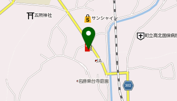 JA高知県 仁淀川地区本部の地図画像