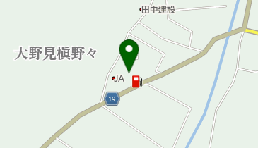 JAエナジーこうち大野見給油所の地図画像