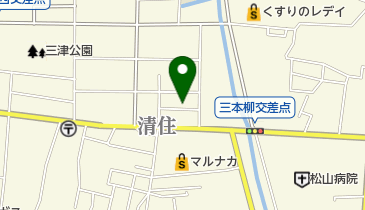 株式会社永野松山西物流センターの地図画像
