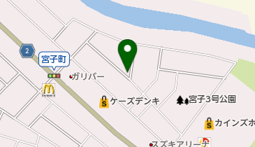 かとういちご園の地図画像
