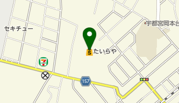 美容室ブリリアント岡本店の地図画像