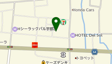 シグナリオキッズ宇都宮の地図画像