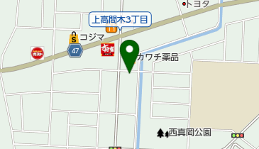 LANDhairモオカテンの地図画像
