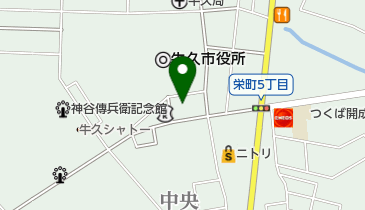 アイフォン修理牛久店の地図画像