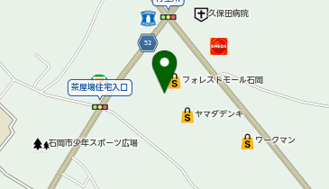 ヘアスタジオルクナージュ石岡店の地図画像