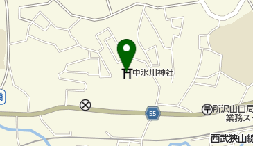 宗教法人中氷川神社の地図画像