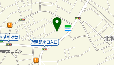 PearlHINA所沢店の地図画像