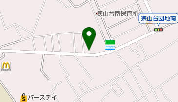 コインランドリー狭山店の地図画像