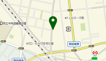 仲村美術刀剣の地図画像