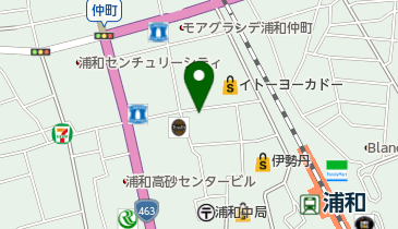 オレンジセオリーフィットネス浦和の地図画像