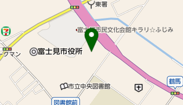 富士見市役所 市民総合体育館の地図画像