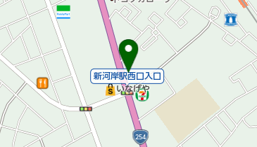 新河岸たいよう整骨院の地図画像