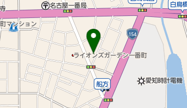 熱田船方どうぶつ病院の地図画像