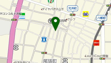 かさねや浜松店の地図画像