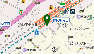 エビスバーアスティ静岡店の地図画像