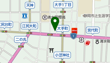 シミズ牛乳店の地図画像