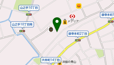 オリンピアメグリア豊田店の地図画像