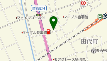 hairsalonTOKUNAGAの地図画像