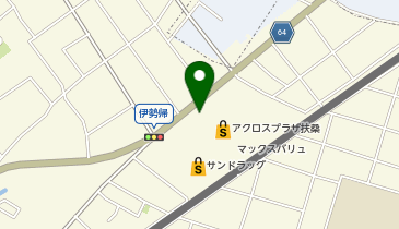 ゲオアクロスプラザ扶桑店の地図画像