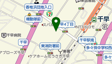 NCBほけんプラザ・千早の地図画像