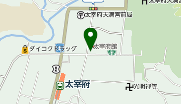 芳々亭太宰府本店の地図画像