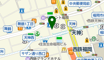 戸田建設株式会社九州支店の地図画像