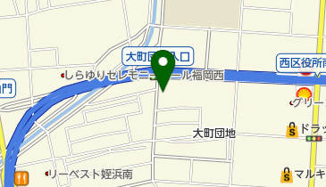 早稲田イーライフ姪浜の地図画像