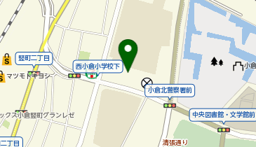 北九州市役所 市民文化スポーツ局 生涯学習総合センター 受付窓口の地図画像