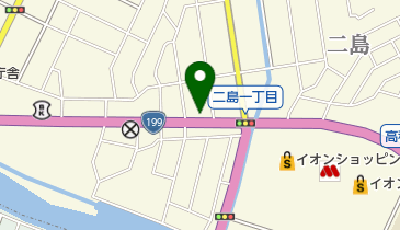 お好み焼きにこの地図画像