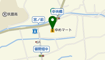 ゆめマート 頓野の地図画像