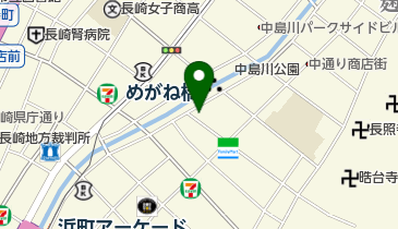 長崎尾曲がり猫神社の地図画像