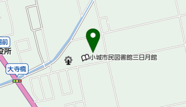 小城市民図書館 三日月館の地図画像